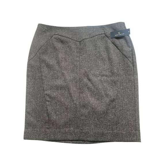Worthington brown tweed look pencil skirt sz 16 NWT - Picture 3 of 5